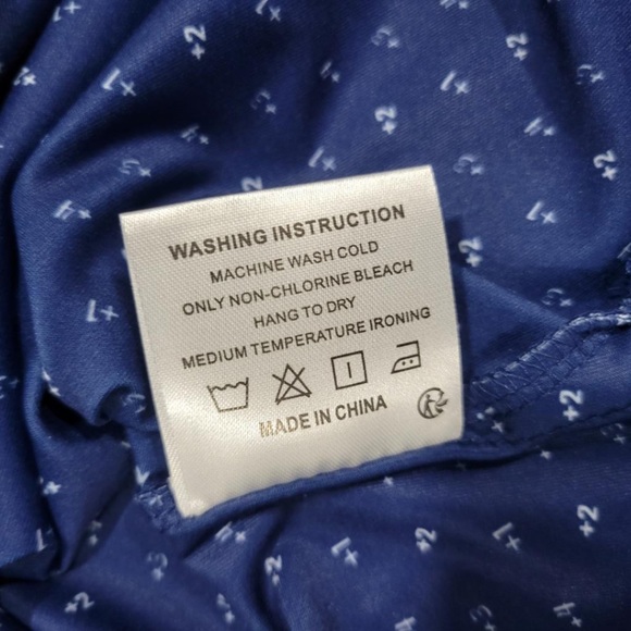 Men's Play Bad Look Good Par Golf Polo Shirt BogeyBros Blue Size S - Picture 8 of 11